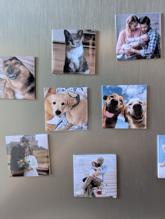 Personalized 2x2in photo magnets