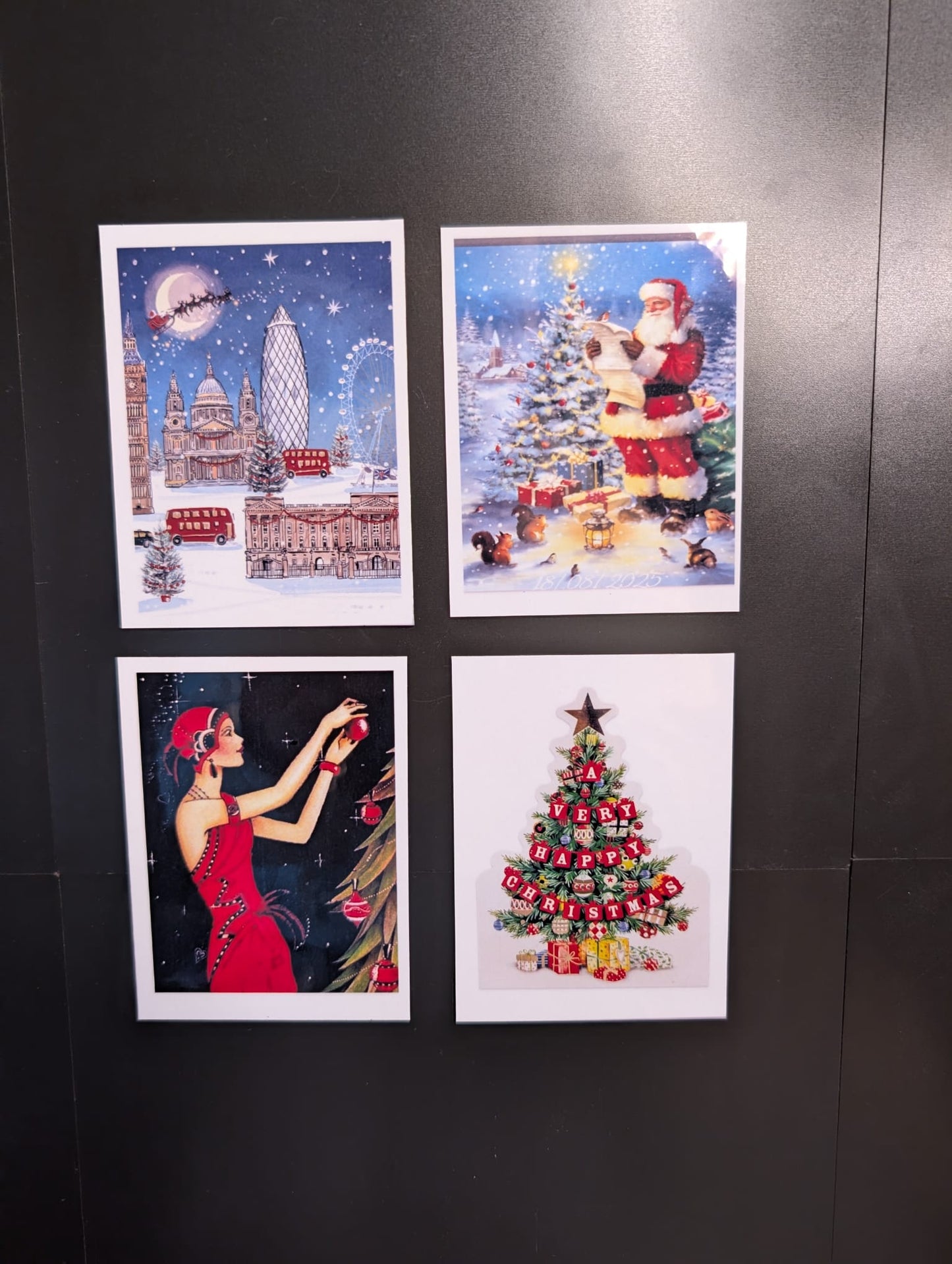 Christmas Photo Flexi Magnets Set