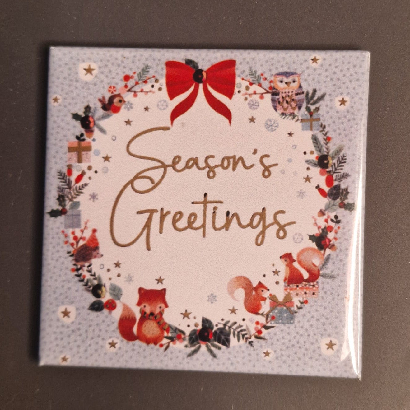 2x2in Christmas photo magnet