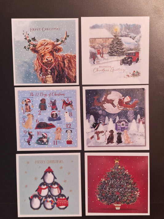 Christmas Photo Flexi Magnets Set