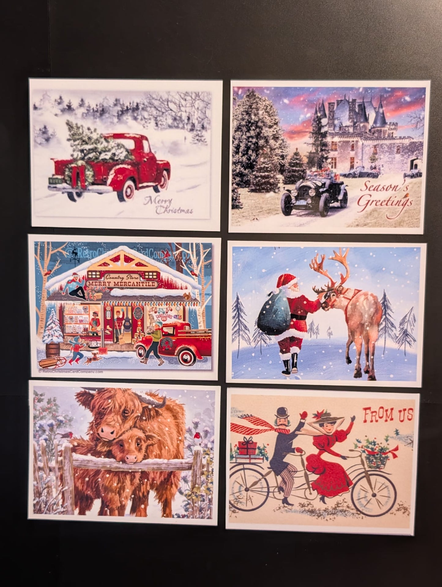 Christmas Photo Flexi Magnets Set