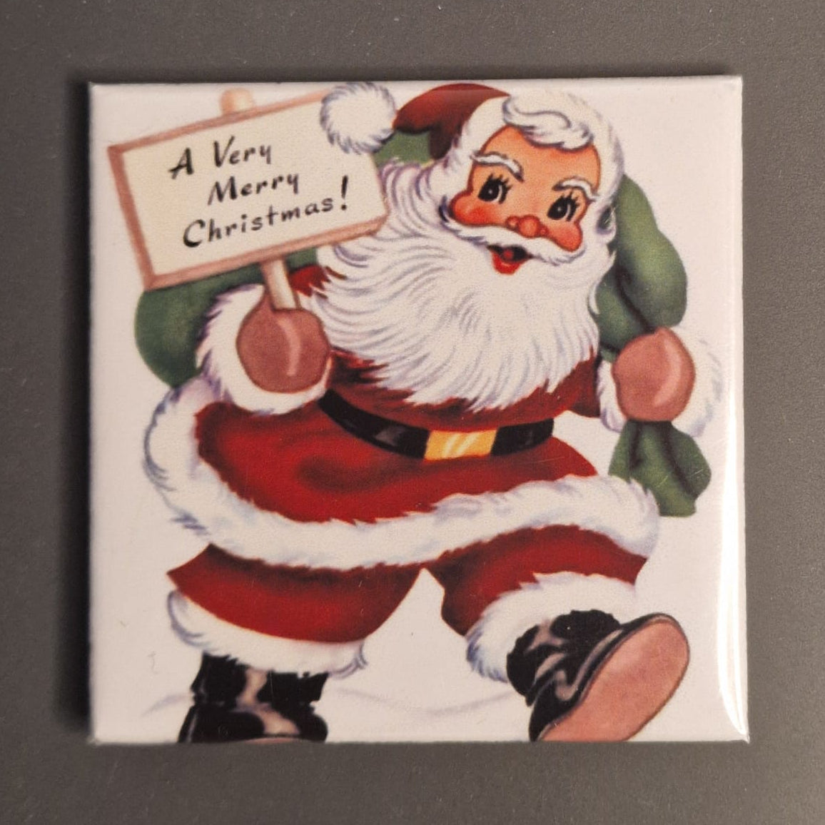 2x2in Christmas photo magnet